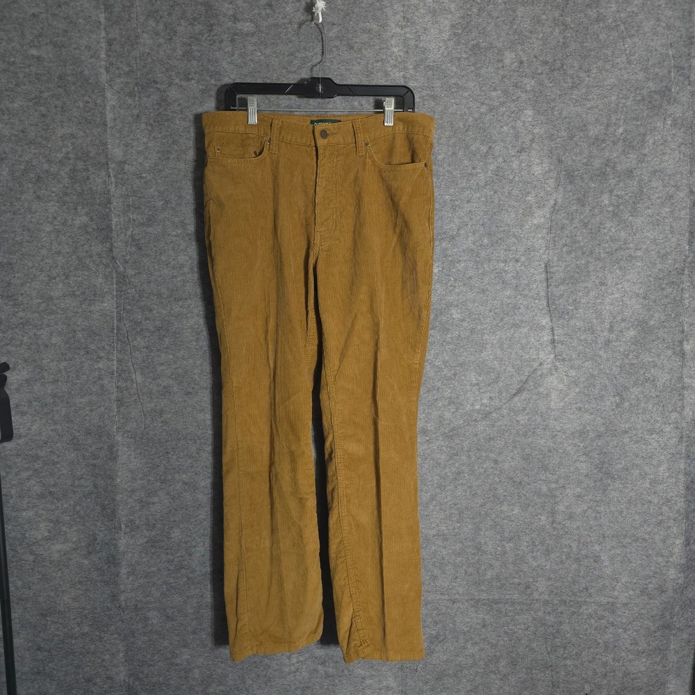 Outdoor Life Corduroy Pants Mens 32x30 Brown Straight Leg Cotton Casual Trousers